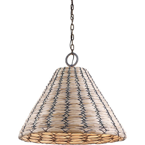 Solana 1 Light 30 inch Earthen Bronze Chandelier Ceiling Light
