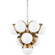 Cupertino 7 Light 26 inch Patina Brass Chandelier Ceiling Light