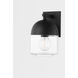 Zephyr 1 Light 11 inch Textured Black Outdoor Wall Sconce