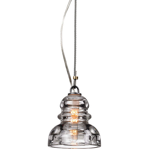 Menlo Park 1 Light 5.75 inch Textured Iron Pendant Ceiling Light