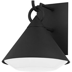 Catalina 1 Light 13 inch Textured Black Outdoor Wall Sconce