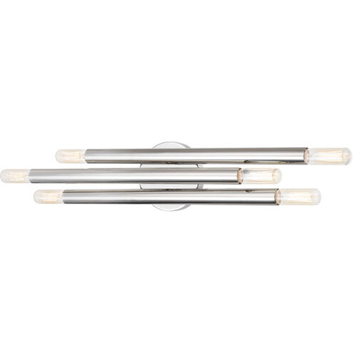 Orland 6 Light 4.75 inch Polished Nickel Bath And Vanity Light Wall Light