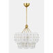 Jacik 6 Light 24 inch Vintage Gold Leaf Chandelier Ceiling Light