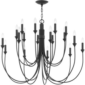 Cate 18 Light 42 inch Forged Iron Chandelier Ceiling Light
