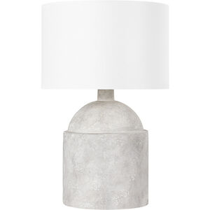 Torrance 27.5 inch 75.00 watt Ceramic Weathered Grey Table Lamp Portable Light