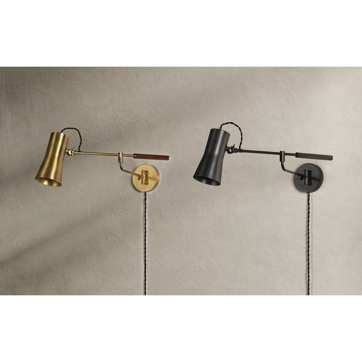 Novel 1 Light 4.75 inch Bronze Plug-in Sconce Wall Light