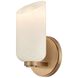 Hermann 1 Light 4.75 inch Patina Brass Bath and Vanity Wall Light