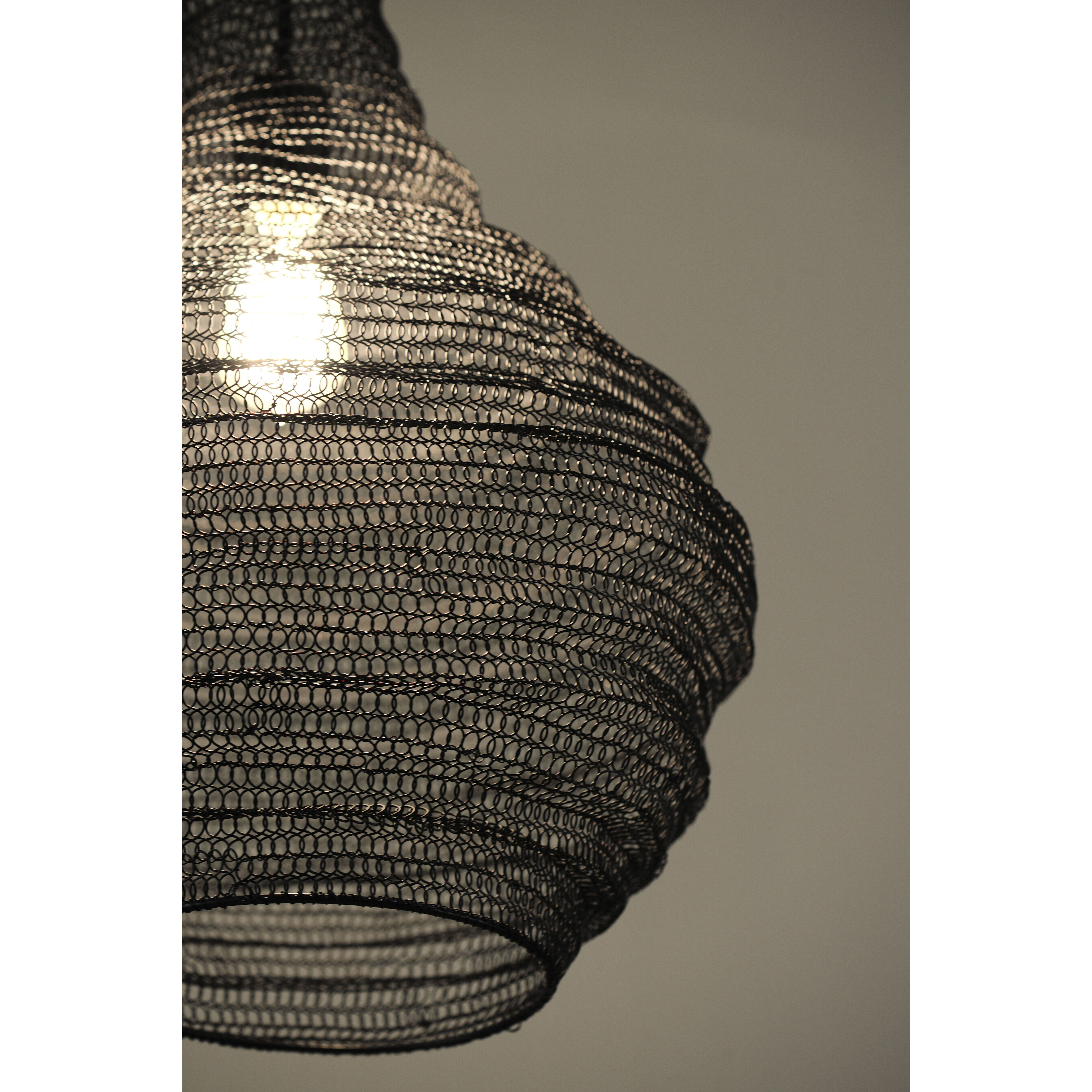 Wabi Sabi 1 Light 16 inch Soft Black Pendant Ceiling Light