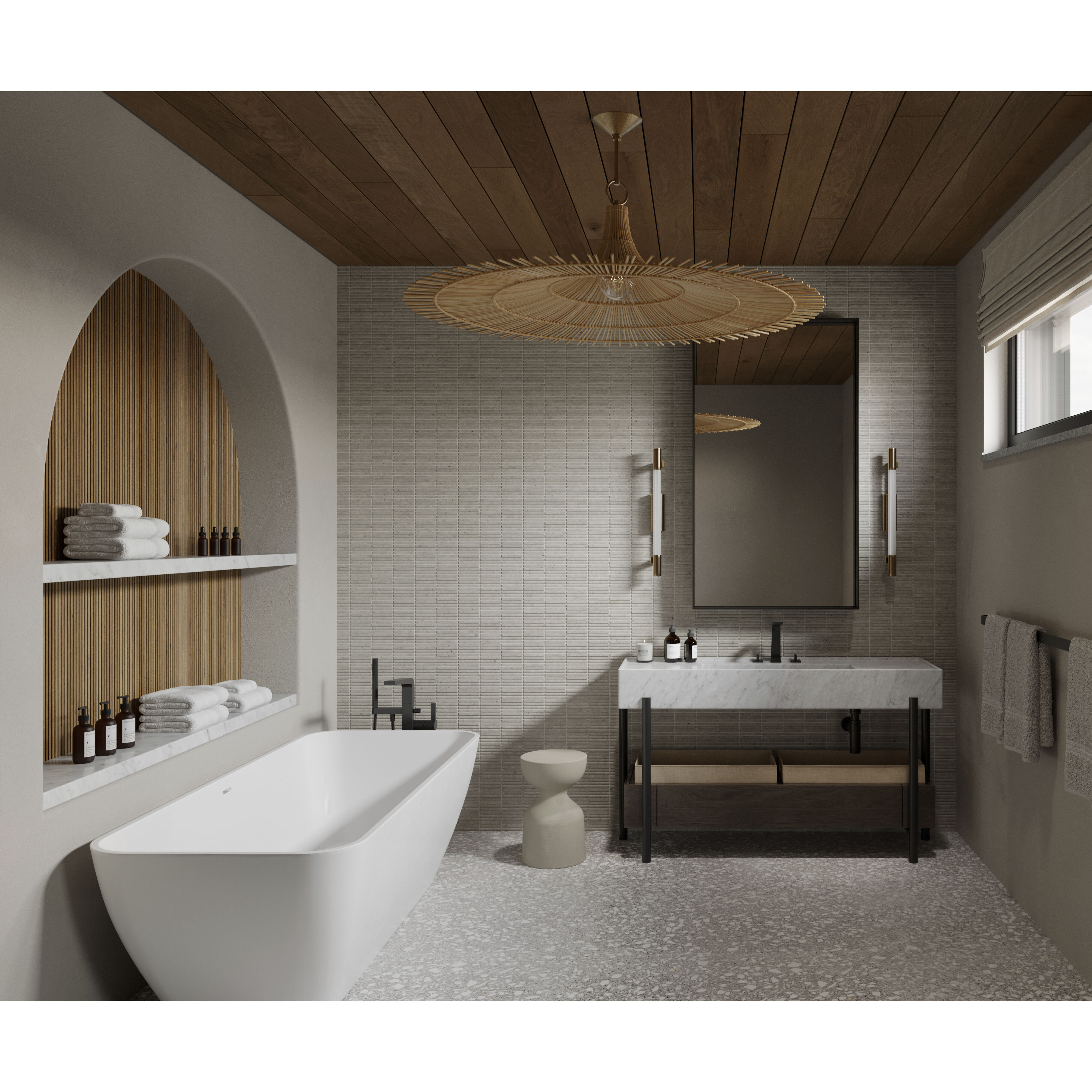 Costa Mesa 1 Light 50 inch Vintage Gold Leaf Pendant Ceiling Light