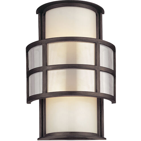 Discus 2 Light 14 inch Graphite Outdoor Wall Sconce
