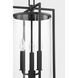 Percy 3 Light 11 inch Texture Black Outdoor Pendant in Textured Black