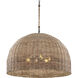 Huxley 6 Light 43.75 inch Textured Bronze Chandelier Ceiling Light