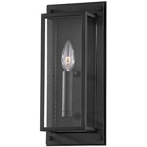 Winslow 1 Light 14 inch Textured Black Outdoor Wall Sconce