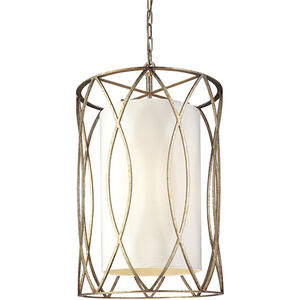 Sausalito 4 Light 18 inch Silver Gold Pendant Ceiling Light