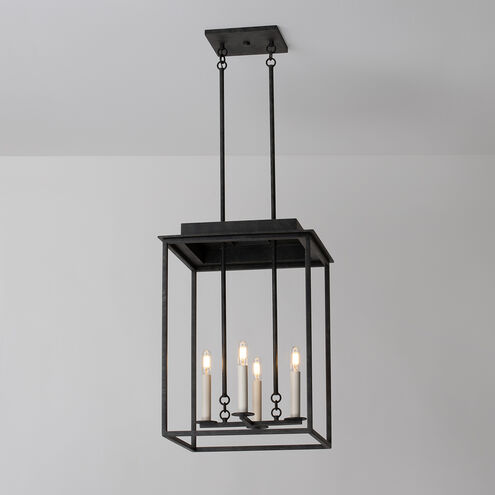 Hart 4 Light 16.25 inch French Iron Lantern