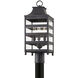 Holstrom 3 Light 21.75 inch Forged Iron Post