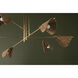 Barnaby 6 Light 60 inch Vintage Gold Leaf Chandelier Ceiling Light