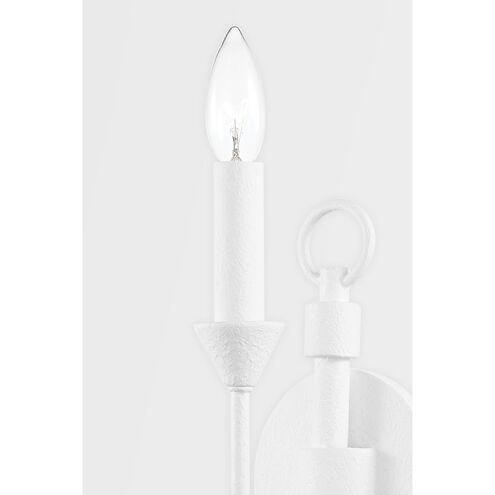 Cate 1 Light 5 inch Gesso White Wall Sconce Wall Light