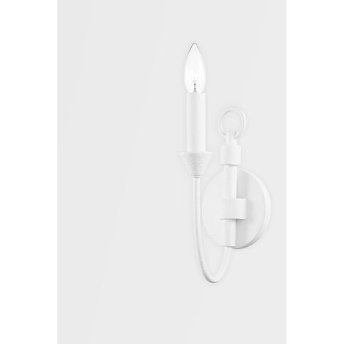 Cate 1 Light 5 inch Gesso White Wall Sconce Wall Light