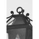 Santa Barbara County 1 Light 17 inch French Iron Outdoor Wall Sconce, Small