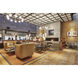 Ace 10 Light 50 inch Textured Bronze Brushed Brass Chandelier Ceiling Light