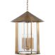 Long Beach 6 Light 22 inch Patina Brass Pendant Ceiling Light