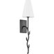 Elwyn 1 Light 6 inch Black Iron Wall Sconce Wall Light