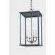 Zuma 4 Light 15 inch Verdigris Outdoor Pendant