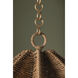 Valatie 1 Light 16.5 inch Vintage Gold Leaf Pendant Ceiling Light