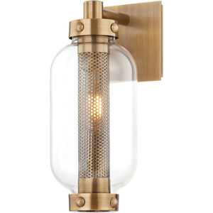 Atwater 1 Light 5.25 inch Patina Brass Wall Sconce Wall Light