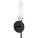 High Line 1 Light 5 inch Soft Off Black ADA Wall Sconce Wall Light