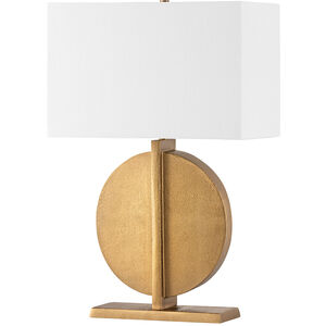 Colma 26 inch 15.00 watt Patina Brass Table Lamp Portable Light