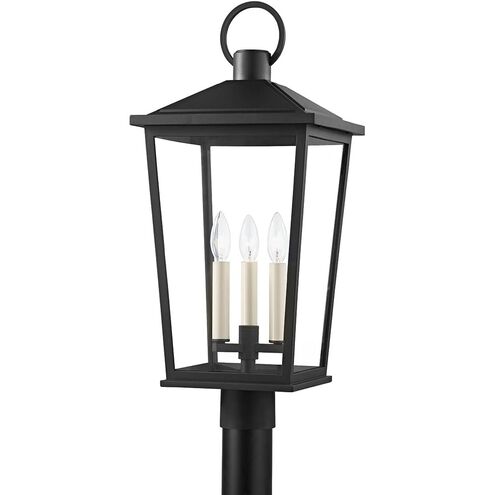 Soren 3 Light 25 inch Textured Black Post
