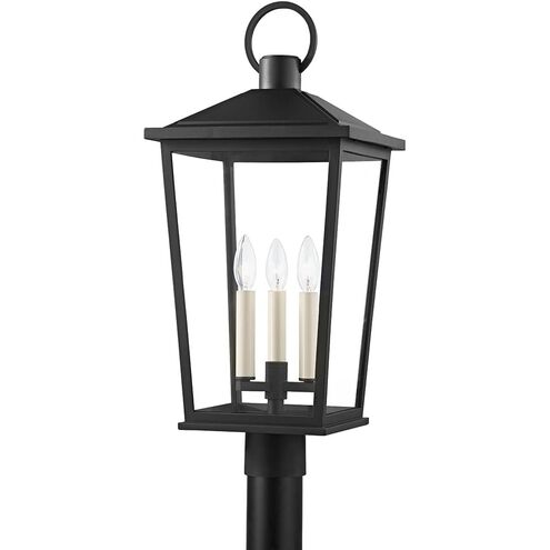 Soren 3 Light 25 inch Textured Black Post 