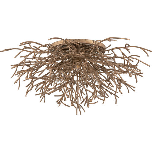Sierra 3 Light 32 inch Vienna Bronze Flush Mount Ceiling Light
