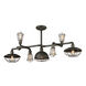 Conduit 7 Light 46.5 inch Aged Pewter Linear Pendant Ceiling Light