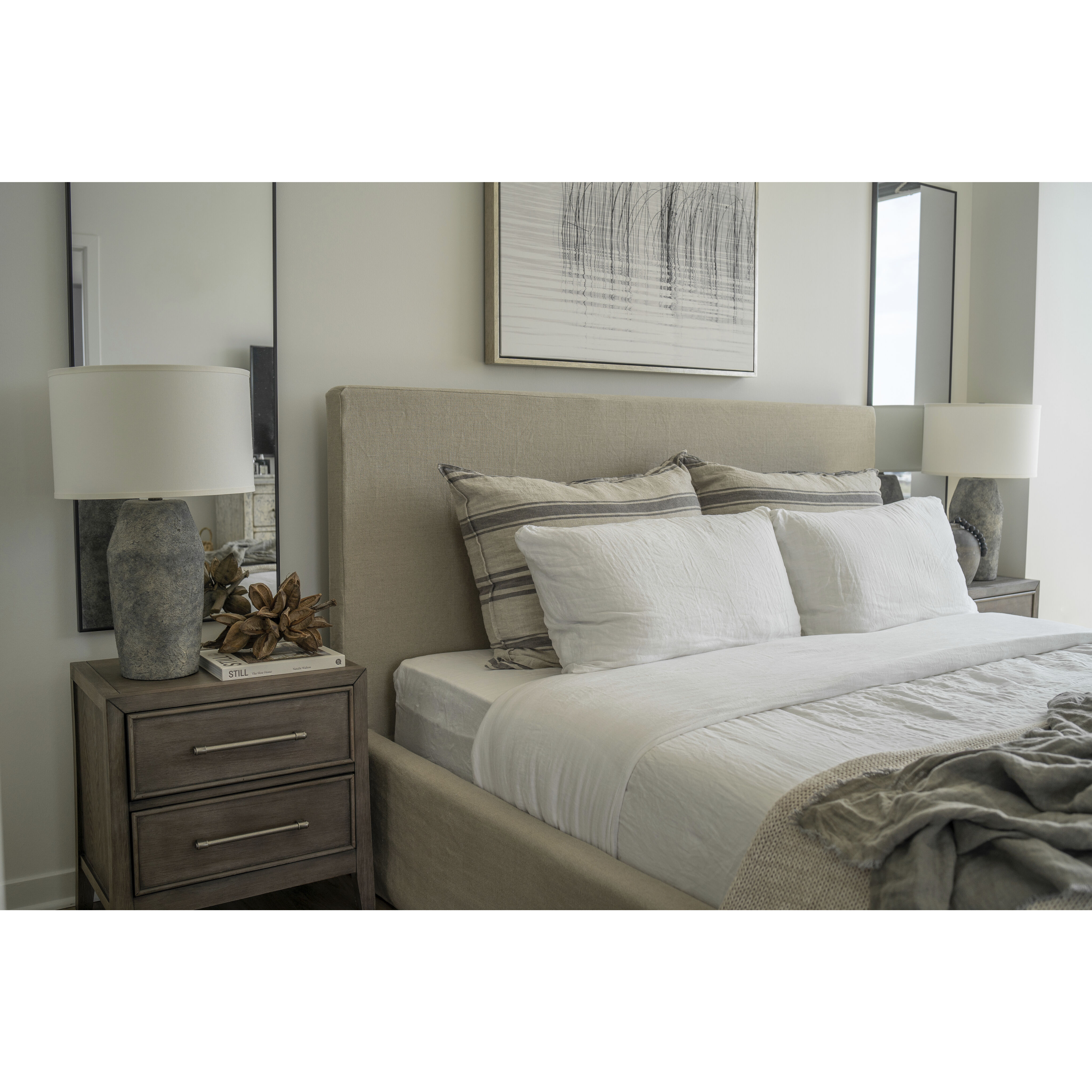 Artifact 27 inch 150.00 watt Moonstone Table Lamp Portable Light