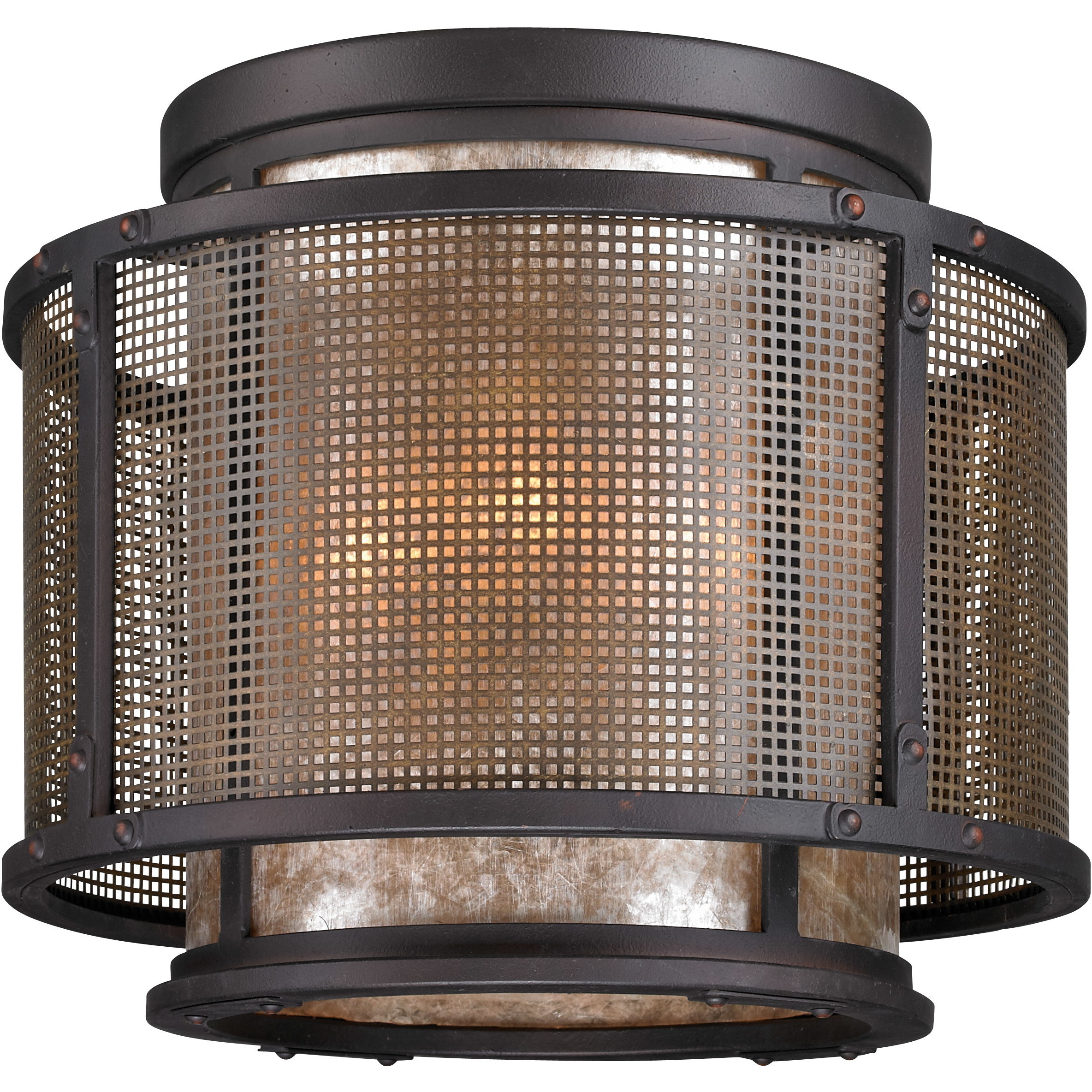 Troy Lighting C3100 Copper Mountain 4 Light 14 inch Copper Mountain Bronze Flush Mount Ceiling Light