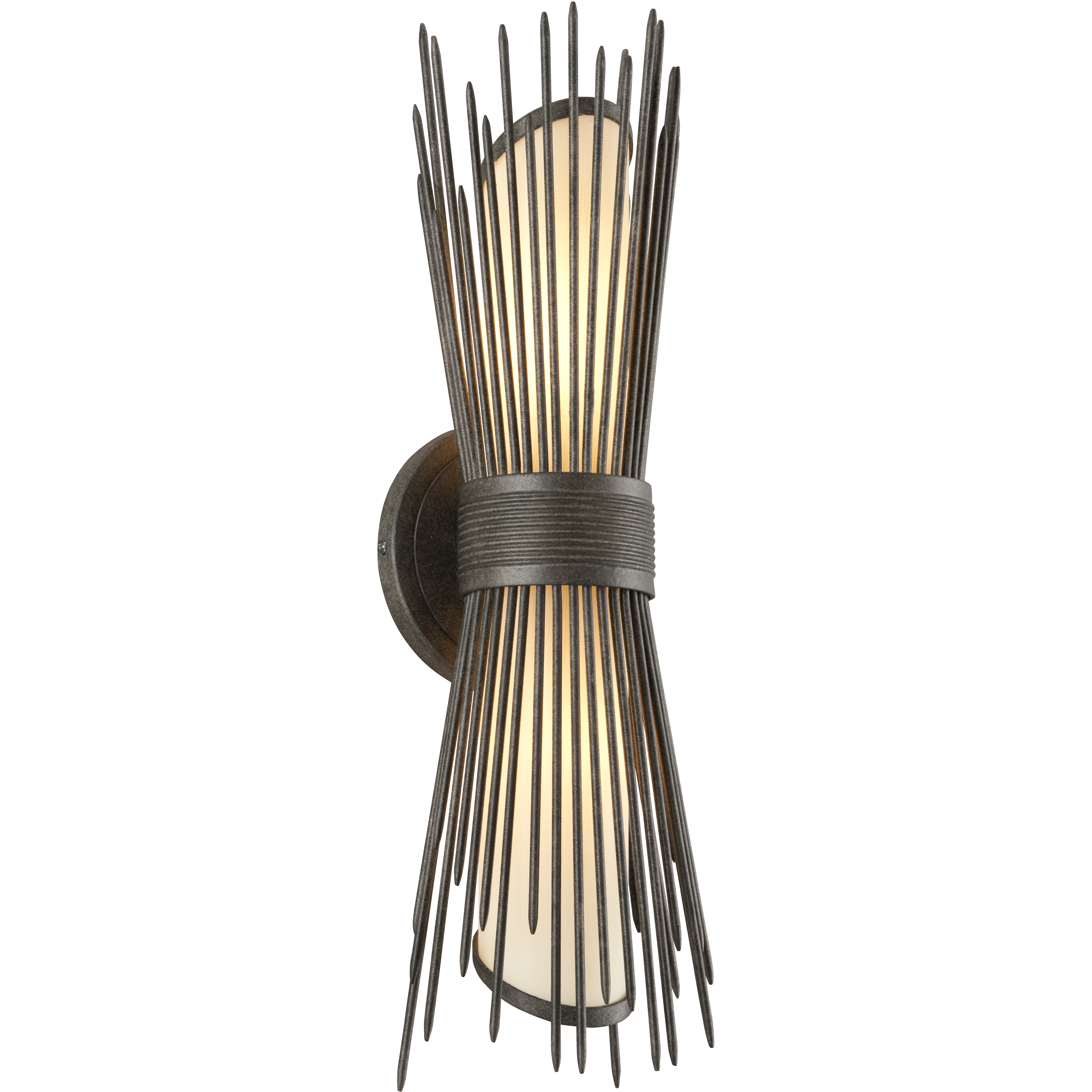 Blink 2 Light 20.75 inch French Iron Outdoor Wall Sconce