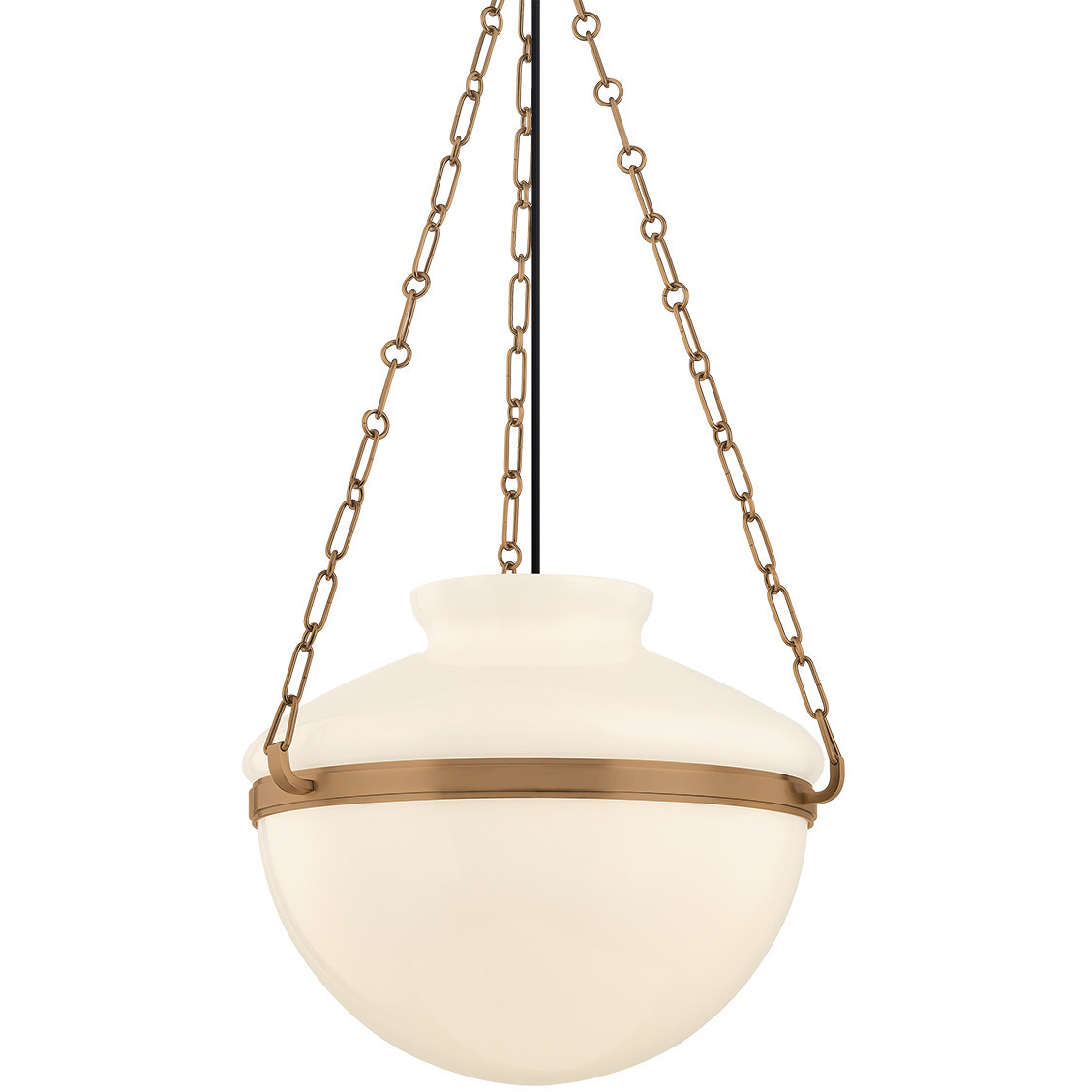 Paradigm 1 Light 19 inch Patina Brass Pendant Ceiling Light