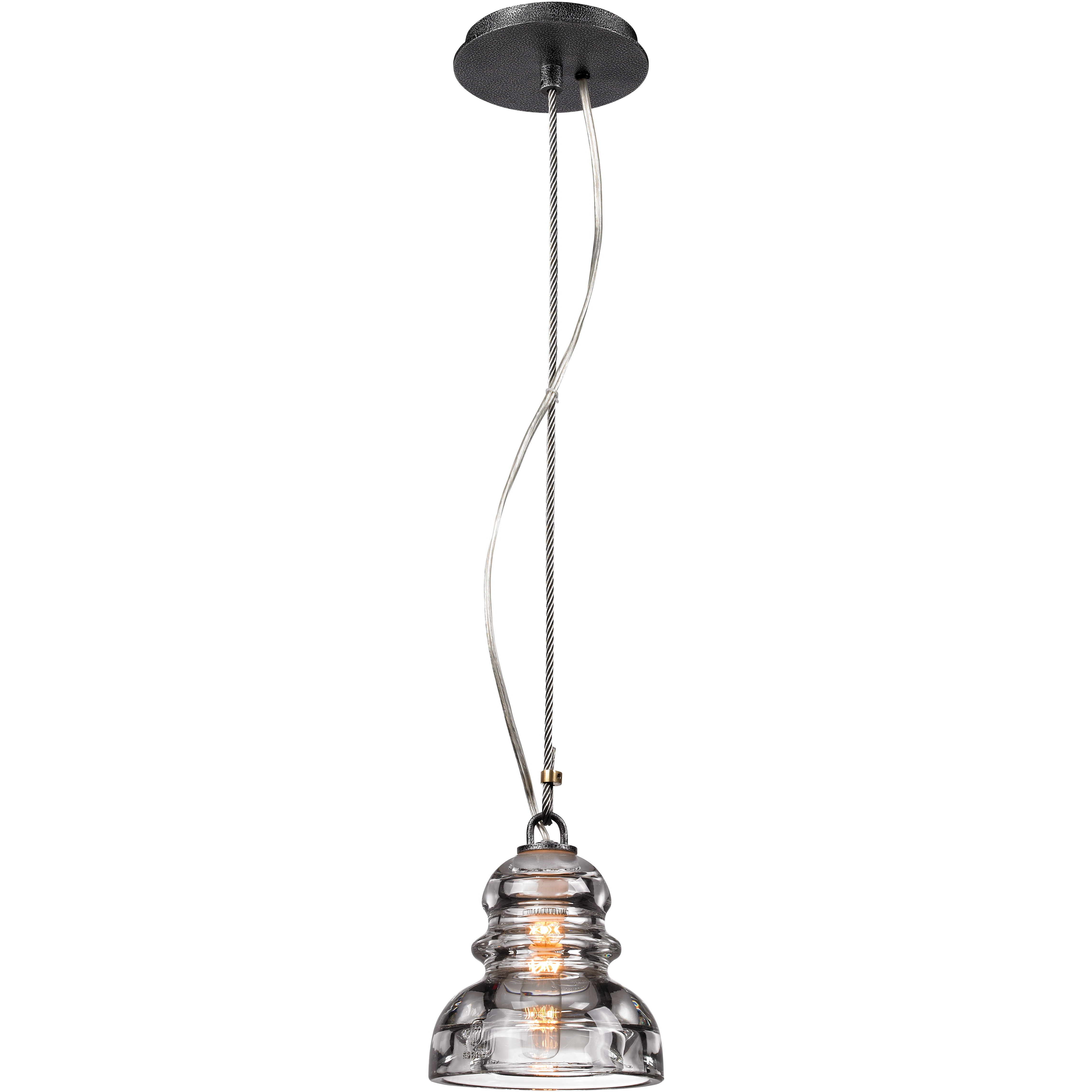 Troy Lighting F3132 Menlo Park 1 Light 6 inch Old Silver Pendant ...