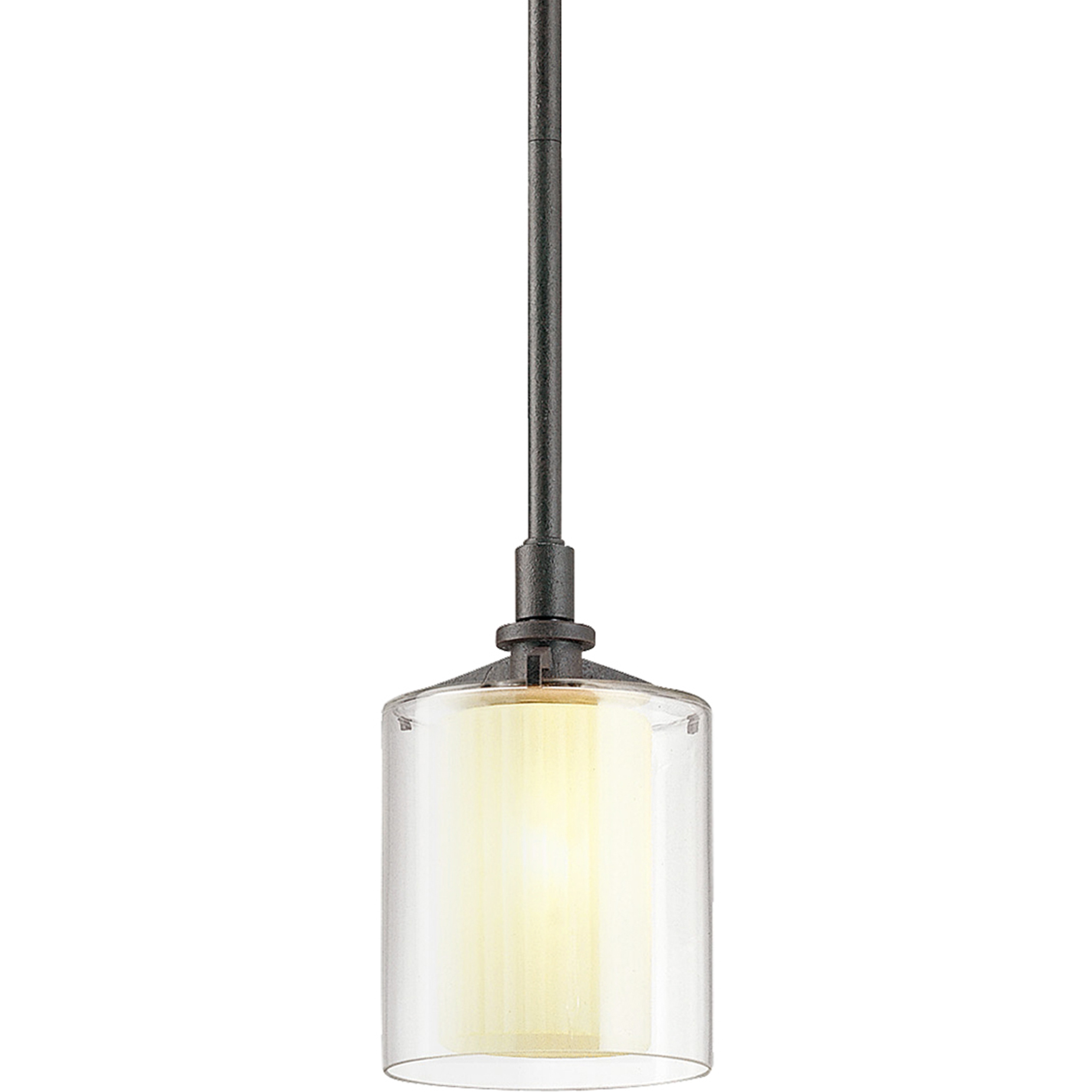 Arcadia 1 Light 5 inch Textured Iron Pendant Ceiling Light