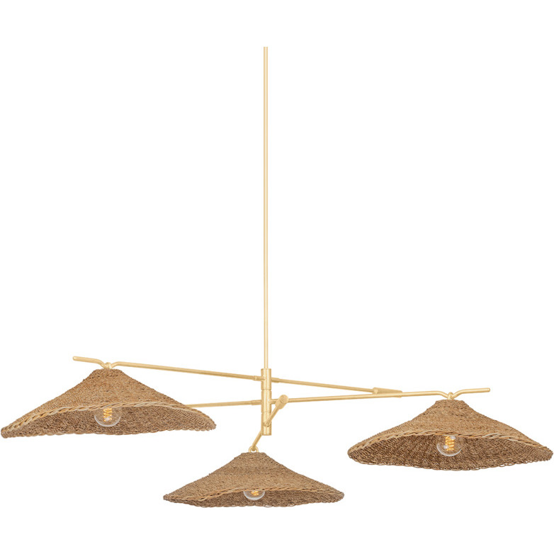 3 light gold chandelier on sale
