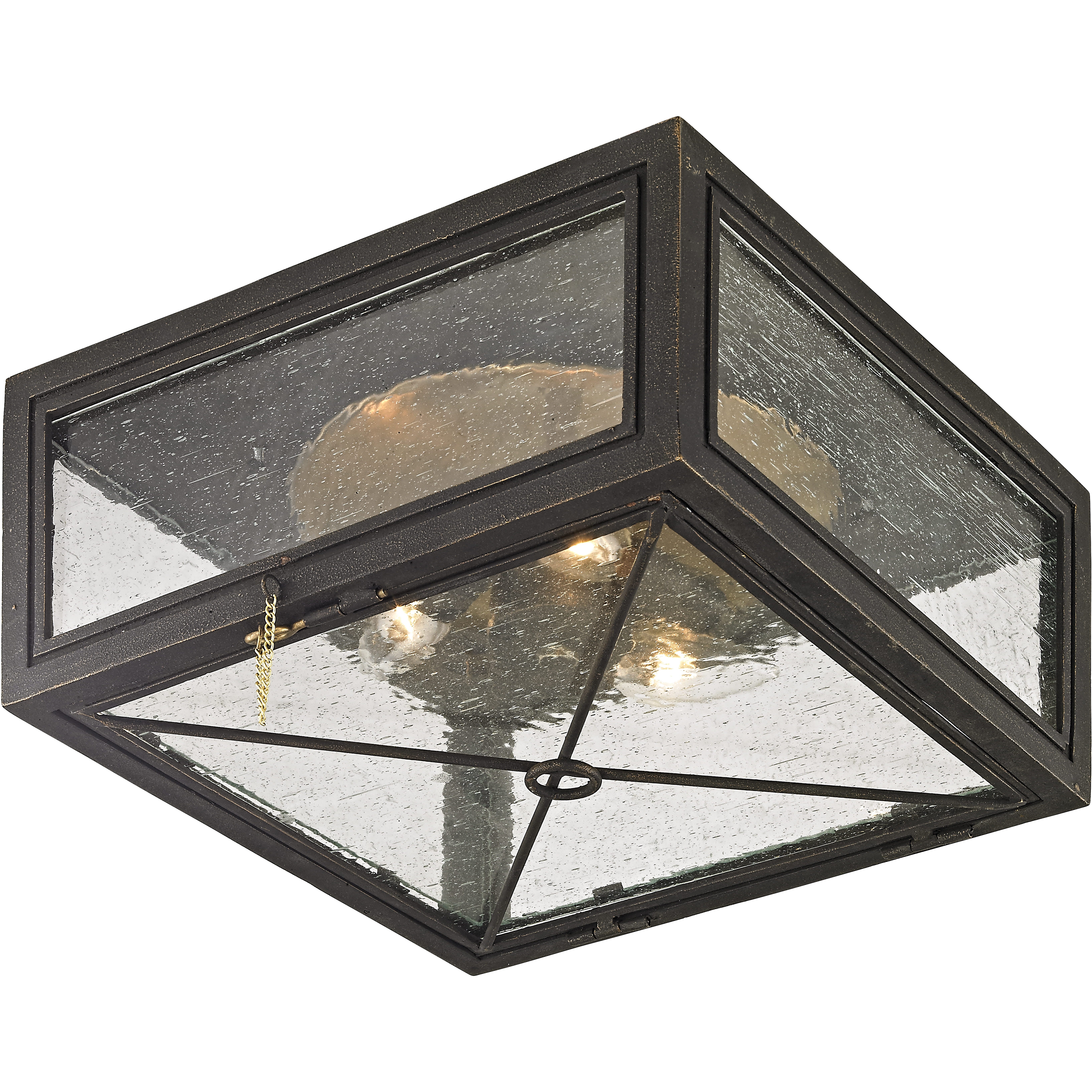 Troy Lighting C6440 VBZ Randolph 3 Light 13 inch Vintage Bronze Outdoor Flush Mount
