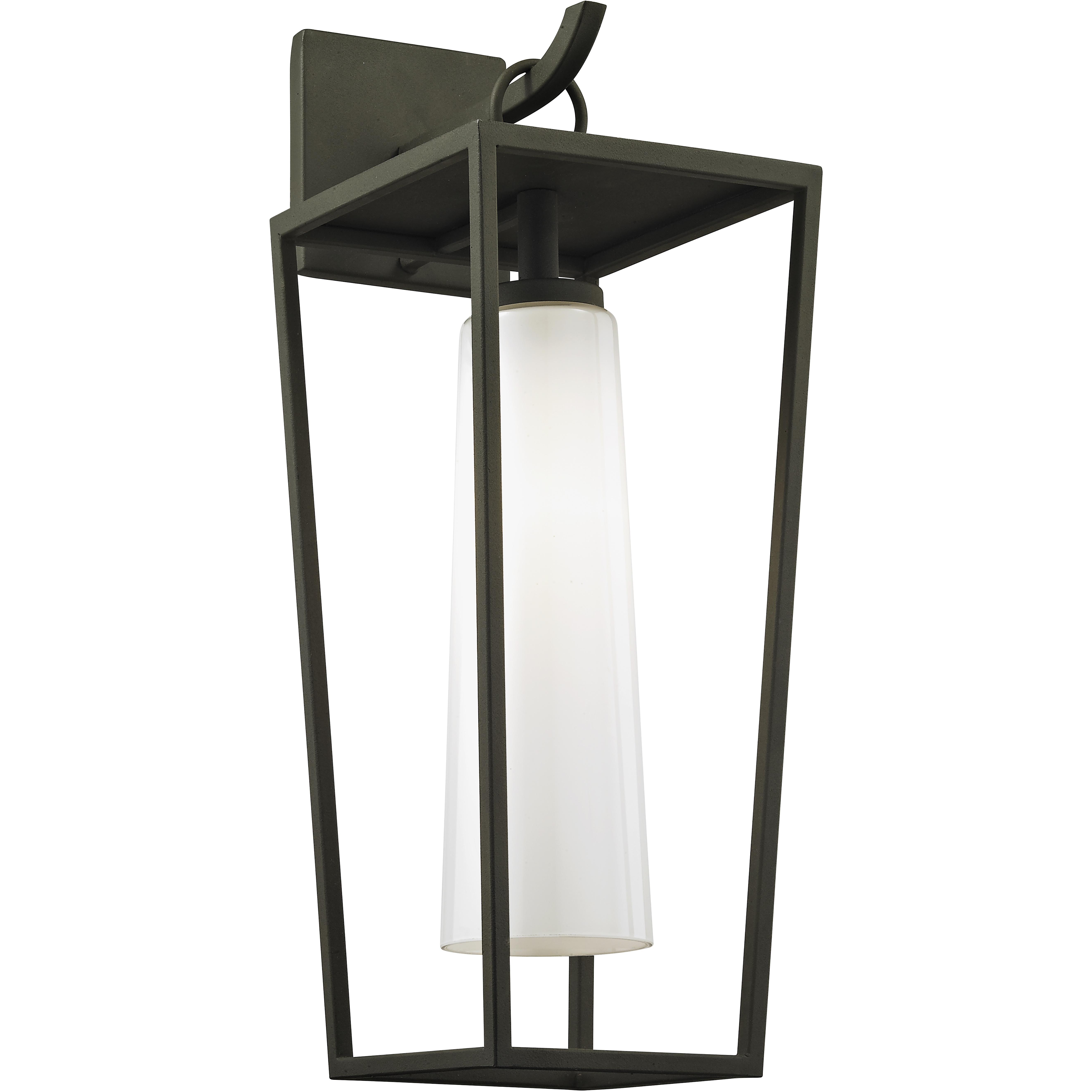 Mission Beach 1 Light 7.5 inch Textured Black Wall Sconce Wall Light