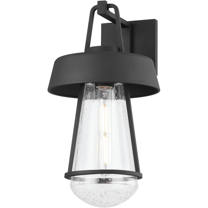 Brady 1 Light 17.5 inch Textured Black Outdoor Wall Sconce