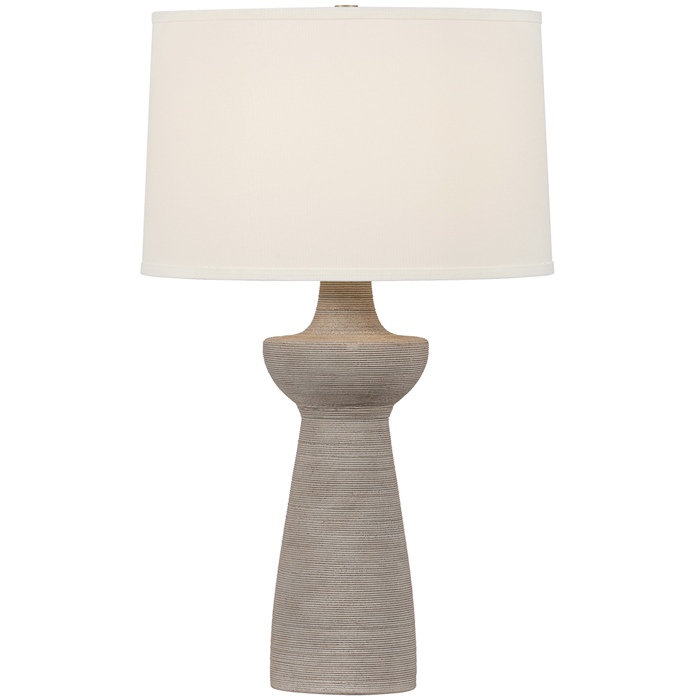 Osgood 29 inch 15 watt Patina Brass and Ceramic Raked Sand Table Lamp Portable Light