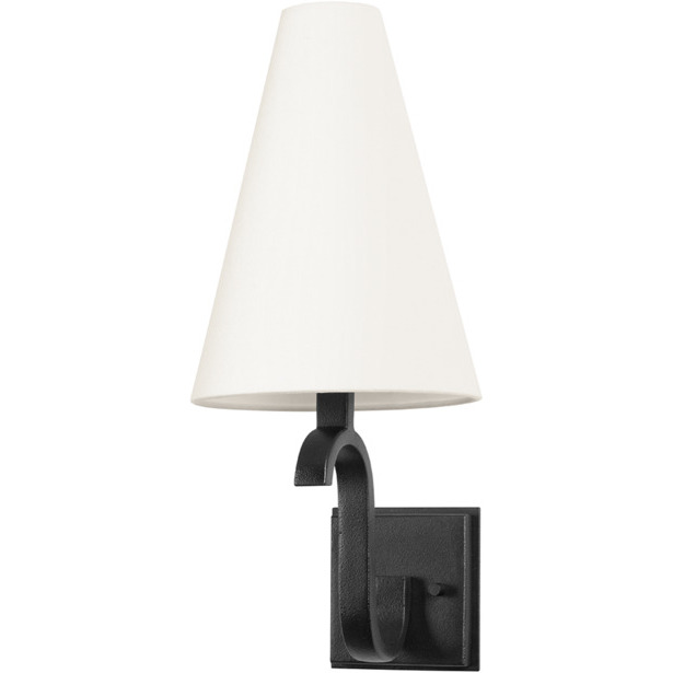 Melor 1 Light 6.5 inch Forged Iron Wall Sconce Wall Light