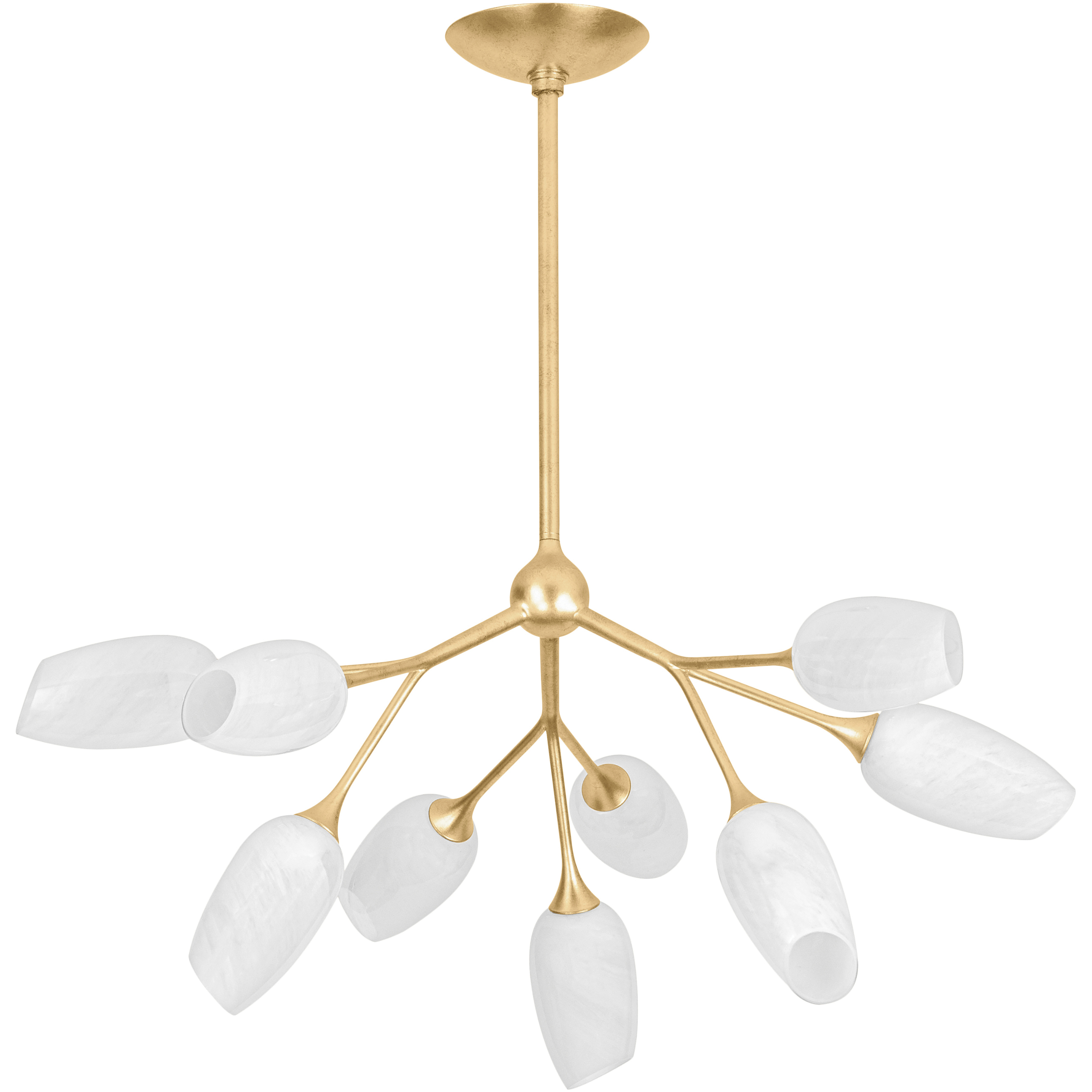 KANADEMONO Gold × Glass Ceiling Light 3 KANADEMONO Gold × Glass Ceiling Light 3 Gold Semi Flush Mount