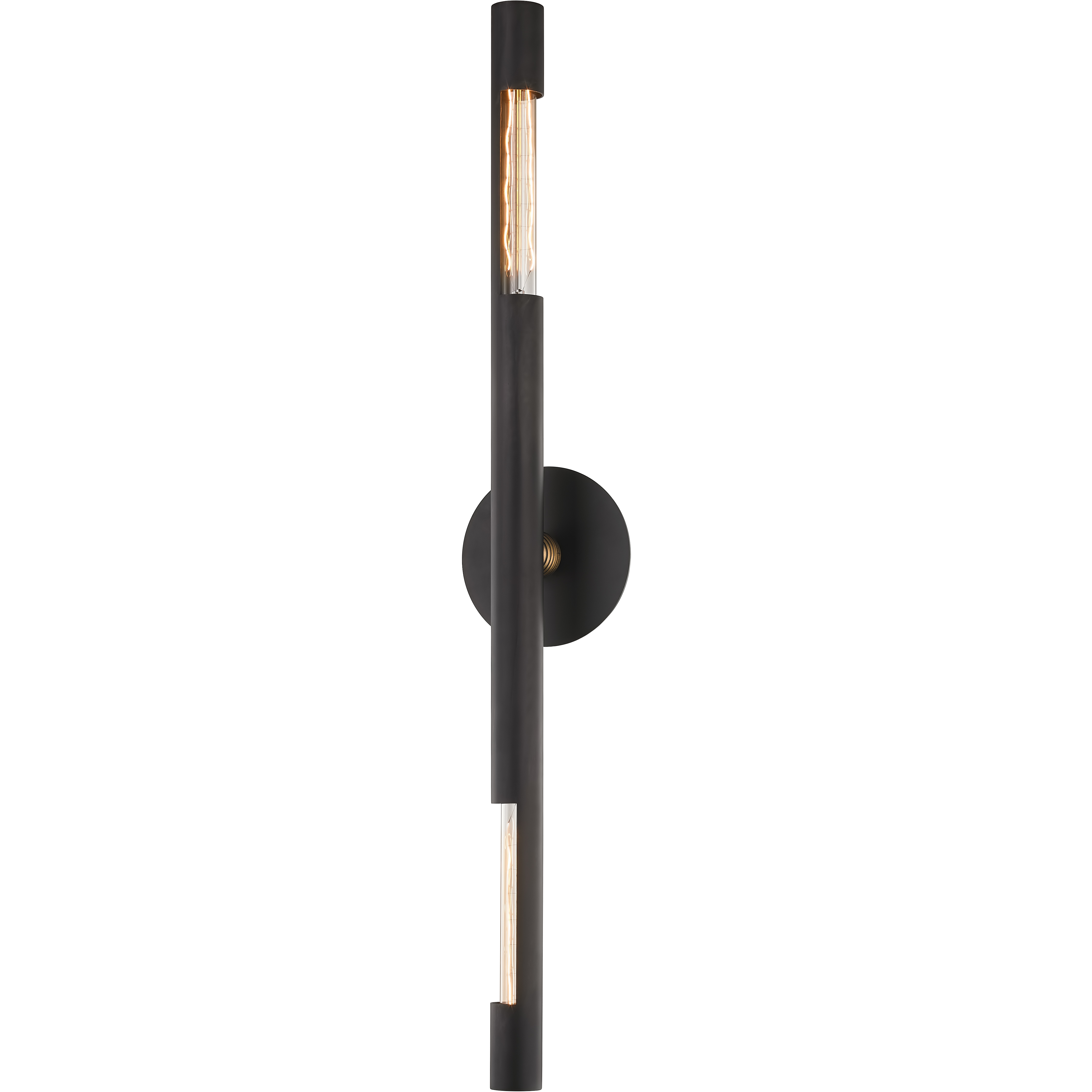 Hendrix 2 Light 6 inch Bronze and Patina Brass Wall Sconce Wall Light